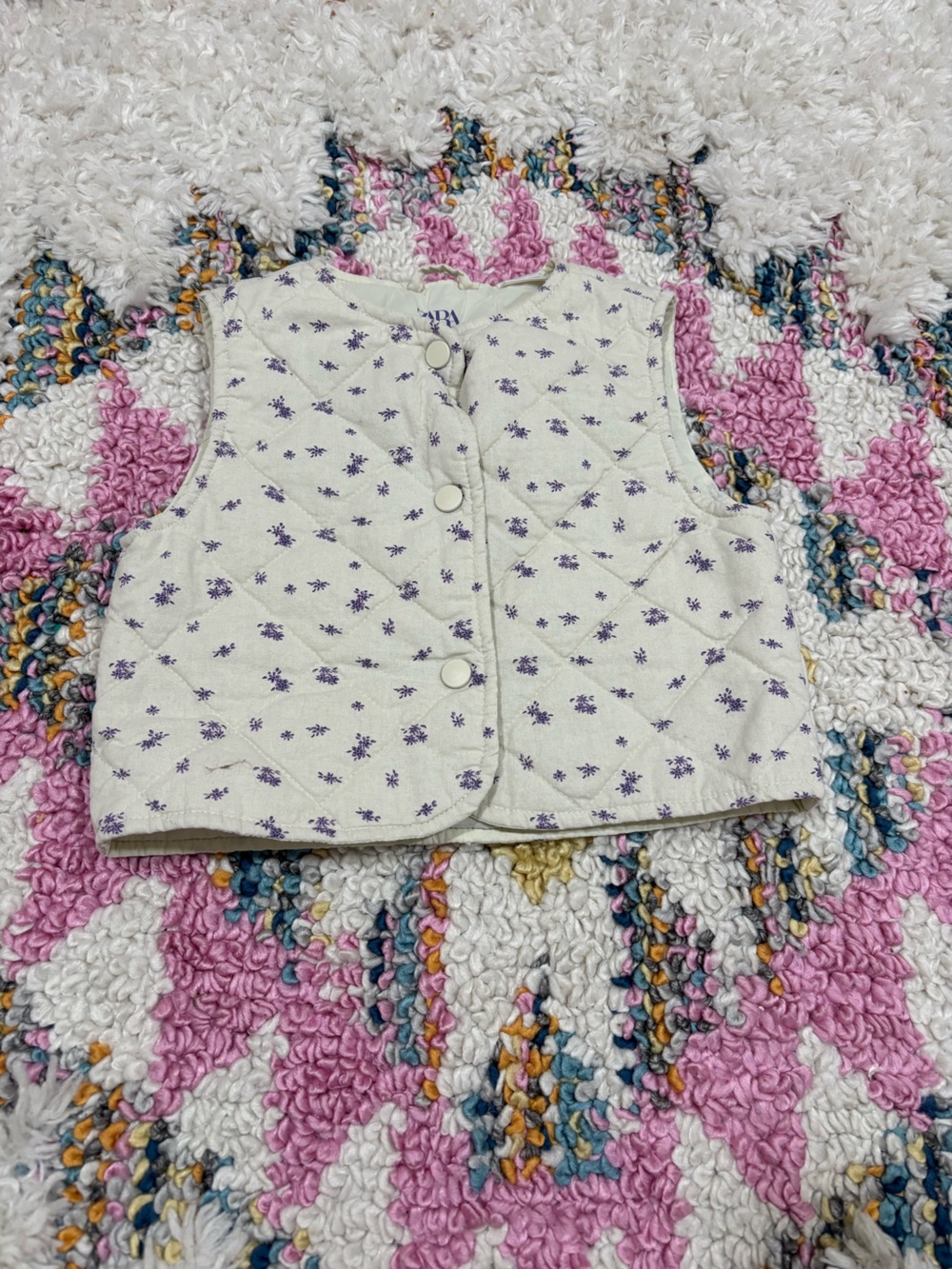 Zara Floral Vest